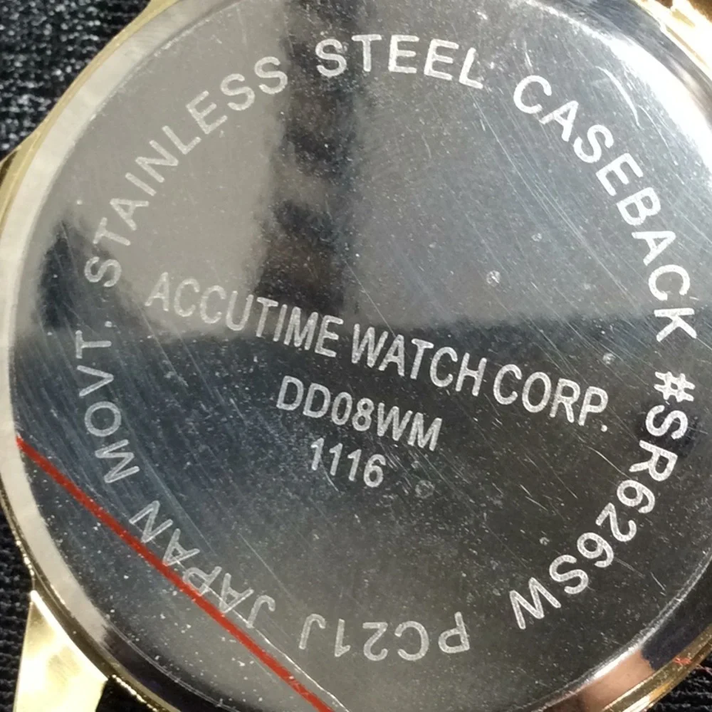 Pair of Accutime Diamond Watches